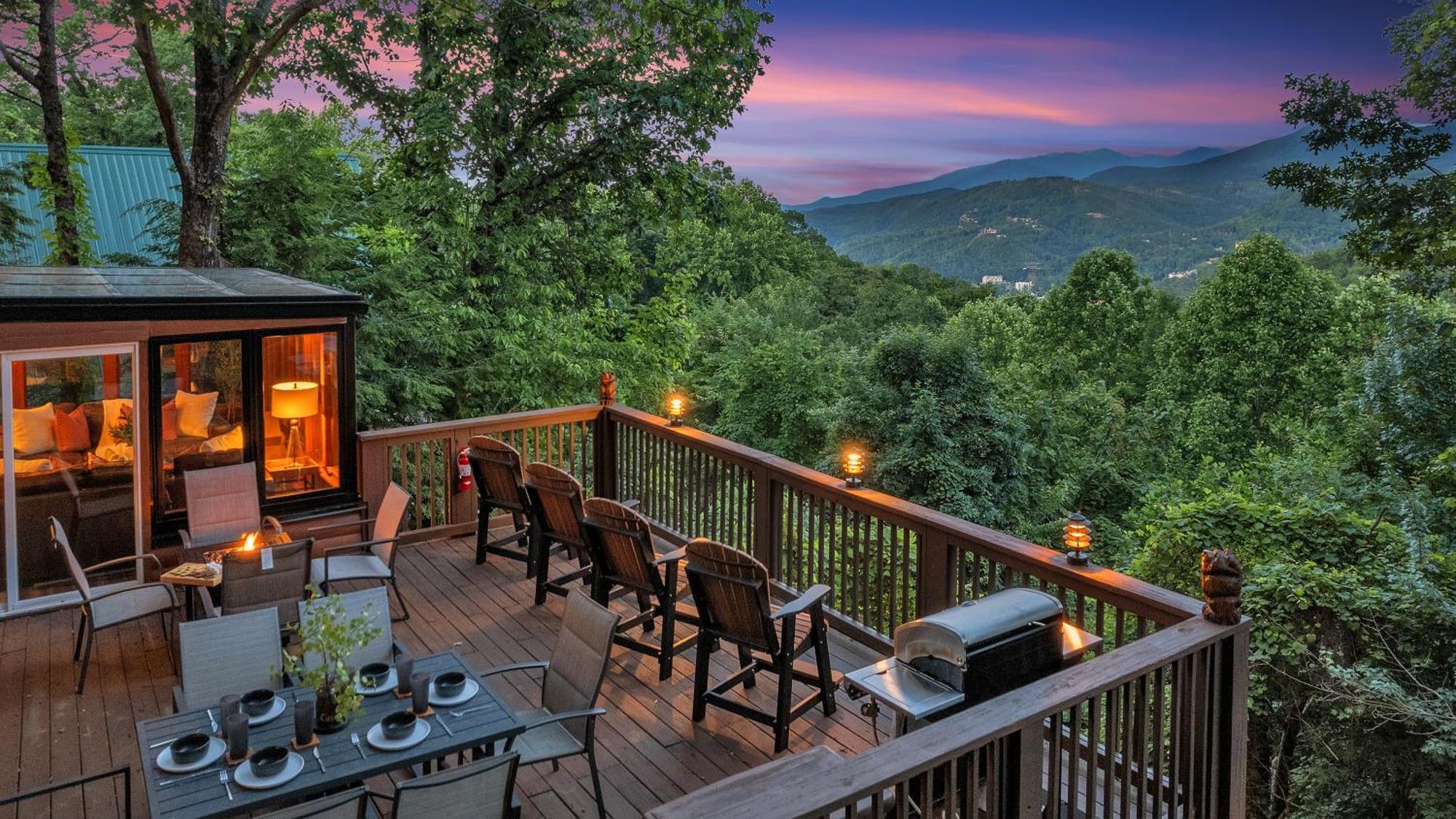 Family Chalet With Sauna, Hottub, Heavenly Views! Mins To Downtown! Gatlinburg Kültér fotó